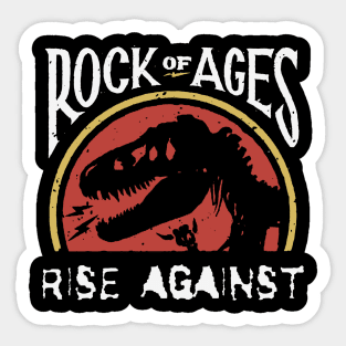 rise against rock of ages Sticker